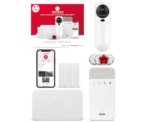 Verisure Alarme L Maison ou Appartement Connectée sans Fil - Système de Sécurité 10 Pièces avec Caméra HD Intérieure, Application Mobile, Sirène - Installation DIY Facile - Option Télésurveillance