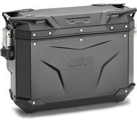 Valise Droite Aluminium GIVI Trekker Outback Evo Noire 33 LT Monokey Cam Side