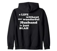 Véritable Amour Une Vie sans Mon Merveilleux Mari est blabla Sweat à Capuche