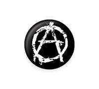 Véritable Anarchy White A Sign Badge Bouton Logo Badge
