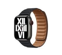 Véritable Apple 38mm/40mm/41mm Cuir Lien Bracelet Montre Bande - S/M - Minuit