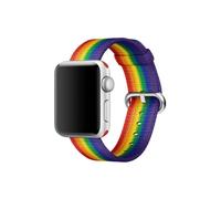Véritable Apple Montre Tissé Nylon Bracelet Bande 38mm/40mm/41mm - 2017 Pride