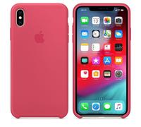 Véritable Apple Silicone Étui pour IPHONE XS Max - Hibiscus Rose - Mujp2zm/A -