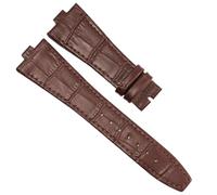 Véritable bande de montre en cuir pour Vacheron Constantin Series 4500V 5500V P47040 Boucle en acier inoxydable 25 * 8 25 * 7 STRAPE DE MONTRANGE