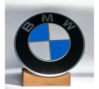 véritable BMW insigne de Centre de roue en alliage léger PAC Sticker Autocollant emblème 64,5 mm (36136767550)