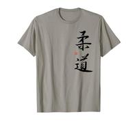 Véritable Calligraphie Judo Kanji Manuscrite Art Japonais T-Shirt