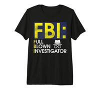 Véritable Crime d'enquêteur du FBI T-Shirt Haut de Gamme