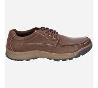 Véritable Cuir - Hush Puppies Hommes Tucker Mousse Mémoire à Lacet Smart Confort