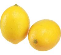 Véritable décoration artificielle de citrons pour une fraîcheur estivale