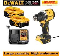 Véritable.DEWALT.DCD805. Perceuse à percussion sans balais, batterie 20V + outils électriques, tournevis électrique sans fil, perceuse à main multifonction 6AhX2 DCD805