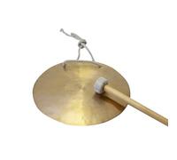 Véritable Feng Gong, Gong du vent de Chine, qualité supérieure avec un son de grande qualité, disponible en différentes tailles Asiatique 20 cm or