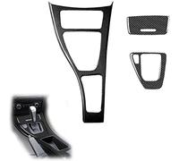Véritable Fiber De Carbone pour Série 3 E90 E92 E93 2005-2012 Changement Vitesse Et Cigarette Cendrier Panneau Couverture Cadre Autocollant Bande Garniture