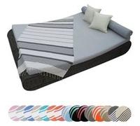 Vivezen - Véritable fouta Tunisienne 1m x 2m Tissage à Plat ou nid d'abeille 100% Coton 380g - 25 modèles au Choix