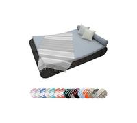 Vivezen - Véritable fouta Tunisienne 1m x 2m Tissage à Plat ou nid d'abeille 100% Coton 380g - 25 modèles au Choix