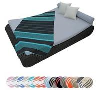 Vivezen - Véritable fouta Tunisienne 1m x 2m Tissage à Plat ou nid d'abeille 100% Coton 380g - 25 modèles au Choix