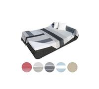 Vivezen - Véritable fouta Tunisienne XXL 2m x 3m Tissage à Plat Coton ou Lin 380g - 6 modèles au Choix