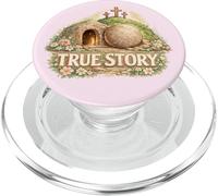 Véritable Histoire de Pâques chrétien Jésus Christ Tombe Vide Croix PopSockets PopGrip pour MagSafe