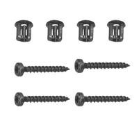 Véritable kit de vis pour panneau avant de porte de four compatible avec Zanussi 50293036005