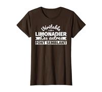Véritable Limonadier - Les Autres Font Semblant T-Shirt, Femme, Marron, 3XL