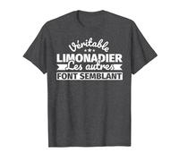 Véritable Limonadier - Les Autres Font Semblant T-Shirt, Homme, Chiné Foncé, 3XL