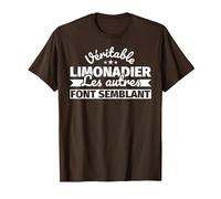 Véritable Limonadier - Les Autres Font Semblant T-Shirt, Homme, Marron, 3XL