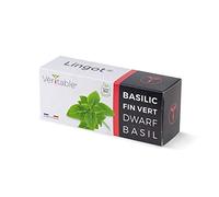 Véritable Lingot® Basilic Fin Vert Bio - Compatible Potager d'Intérieur et Exky® - Recharge prête à l'emploi - Substrat avec Graines Intégrées