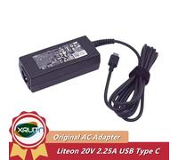 Véritable LITEON PA-1450-78 20V 2.25A 45W TYPE-C adaptateur secteur chargeur pour Acer Chromebook Spin CP311-3H-K3Wl "GRADE A" PA-1450-50