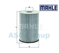 Véritable MAHLE Filtre à Huile Insert Type OX 787D pour Audi Man Seat Skoda Tdi