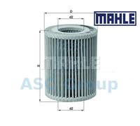 Véritable MAHLE Remplacement Huile Moteur Cartouche Filtrante OX 825D OX825D