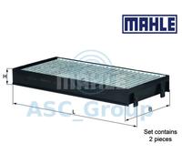 Véritable MAHLE Remplacement Intérieur Air Filtre Pollen Habitacle Lak 221/S