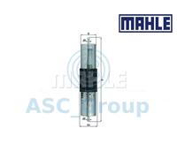 Véritable MAHLE Remplacement Moteur en Ligne Filtre à Carburant KL 66