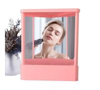 Véritable miroir non réversible - Miroir non réversible | Maquillage non réversible avec miroir d'état | Miroir rejeté | Miroir réel professionnel | Miroir réel pour une image réelle