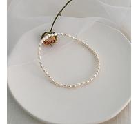 Véritable Naturel Perle d'eau Douce Cheville Mode Dame Élasticité Chaîne Plage Pied Bracelet Bijoux pour Femmes