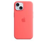 Véritable / Officiel Apple IPHONE 15 Silicone Étui/Housse - Guava (Rose) - Neuf