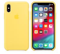 Véritable / Officiel Apple IPHONE Xs Étui Silicone - Canarie Jaune - Neuf