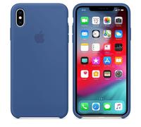 Véritable / Officiel Apple IPHONE XS Max Silicone Étui/Housse - Delft Bleu -