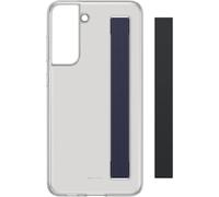 Véritable / Officiel Samsung Galaxy S21 FE Slim Bracelet Housse - Clair/ Noir