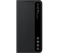 Véritable / Officiel Samsung Galaxy S21 FE Smart Transparent Vue Étui - Noir -