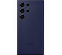 Véritable / Officiel Samsung Galaxy S23 Ultra Silicone Étui/Housse - Bleu Marine