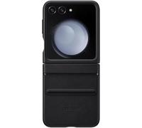 Véritable / Officiel Samsung Galaxy Z Flip5 à Rabat Cuir Écologique Étui - Noir