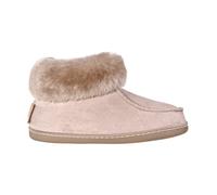 Véritable Peau de Mouton Femmes Hiver Cuir Hütten-hausschuhe Basses Agneau
