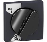 Véritable poignée rotative noire A9A27005 for disjoncteurs et interrupteurs de déconnexion Schneider Electric