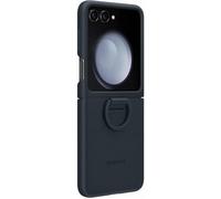 Véritable Samsung Galaxy Z Flip5 Silicone Étui avec Anneau - Indigo (Bleu) -