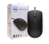 Véritable souris noire à molette de défilement optique USB Dell - MS116