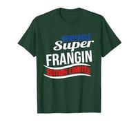 Véritable Super Frangin édition limitée Humour Cadeau frère T-Shirt, Homme, Vert Forêt, XXL