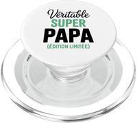 Véritable Super Papa Édition Limitée Fête des Pères Drôle PopSockets PopGrip pour MagSafe