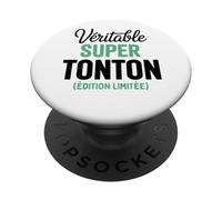 Véritable Super Tonton Édition Limitée Oncle Parrain Drôle PopSockets PopGrip Adhésif