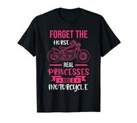 Véritables princesses Ride a Femme sur une moto T-Shirt