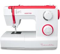 VERITAS Camille - Machine à coudre mécanique pour débutants et avancés, 32 programmes de points, avec bras libre, aide à l’enfilage et éclairage LED