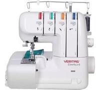 VERITAS ELASTICA - Surjeteuse à différentiel - 12 types de points - 75-1000 points par minute - Machine à 4-3-2 fils - Bac à dechet